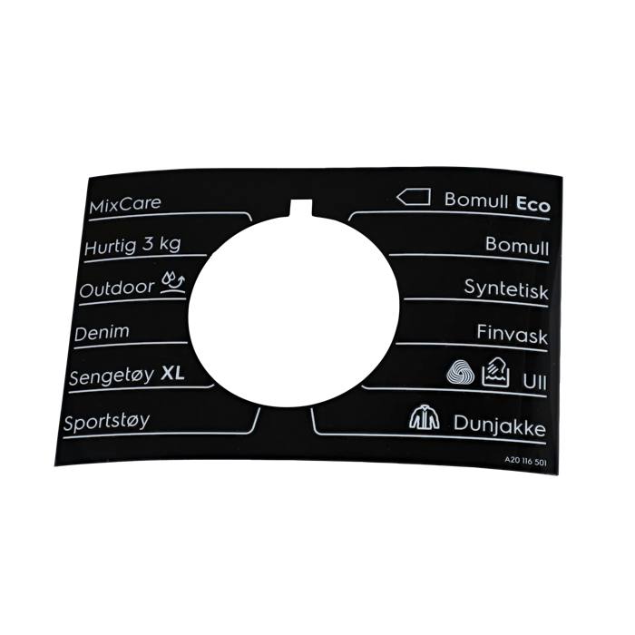 programme plate,knob,adhesive,NO