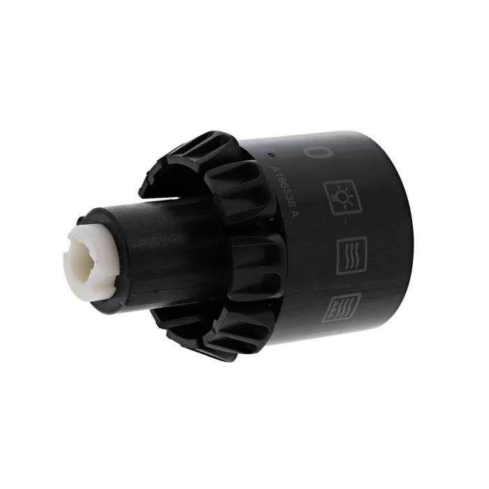knob, function, black, 9+0