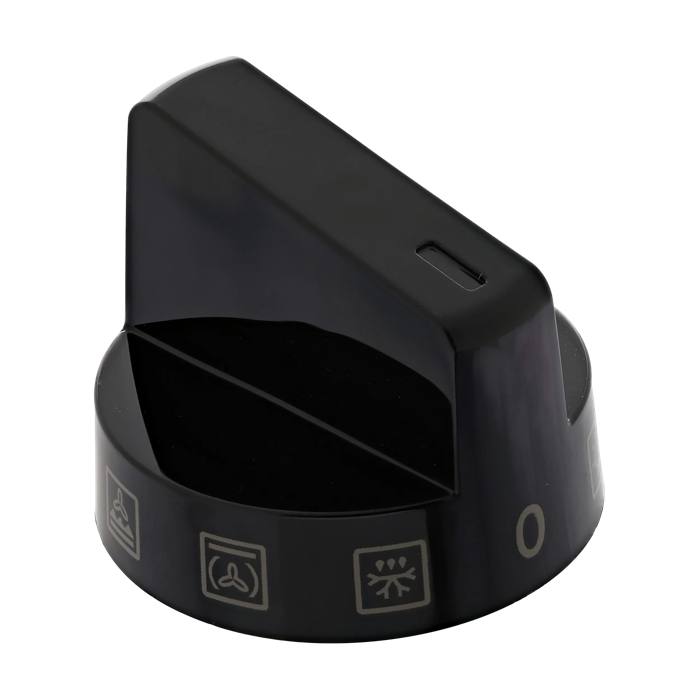 knob, function, black, 9+0