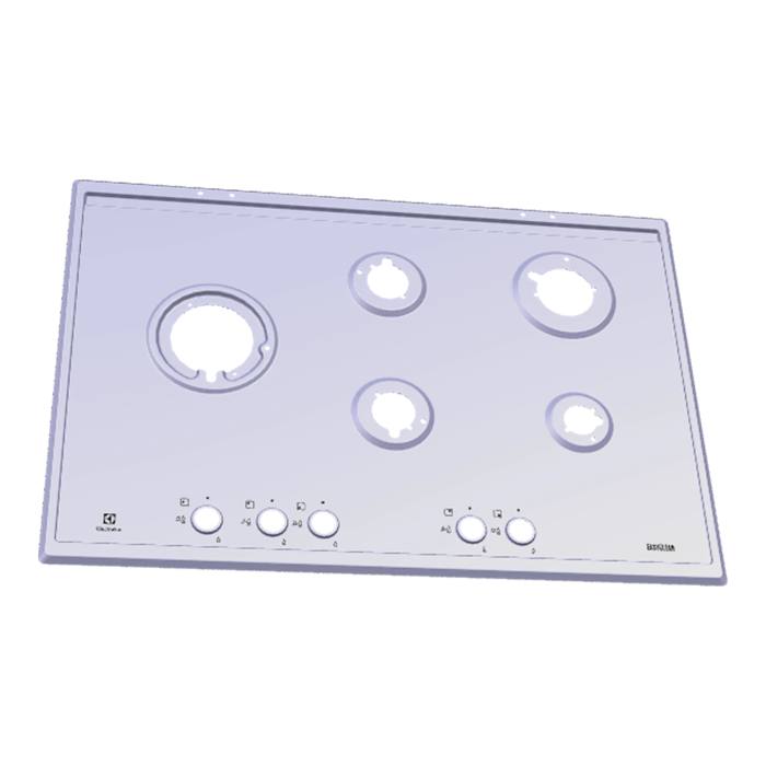 work top, inox, Zanussi, 744x510mm