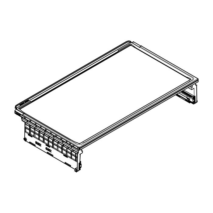 glass panel assembly,silkscreened,672.8x381.4mm