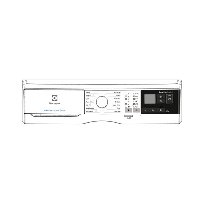control panel,white,Electrolux,EN,SYM