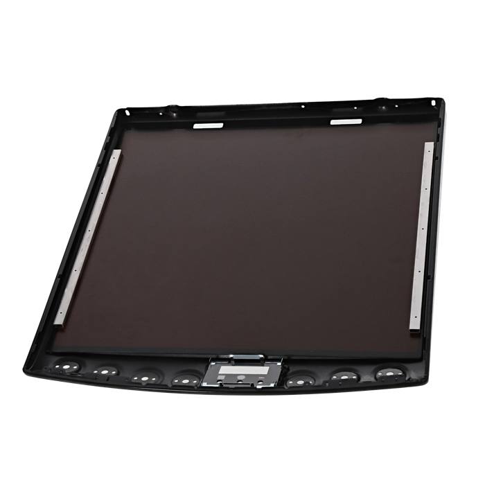 cooking top with frame, black