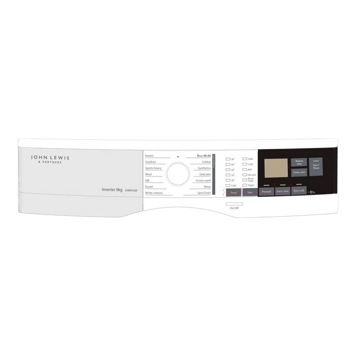 control panel, white, John Lewis