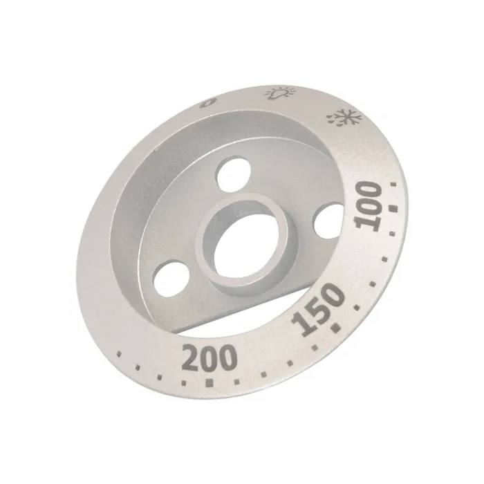 Silver Main Oven Control Knob Bezel