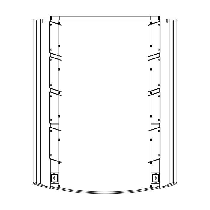 air channel,Cover,bottom,L=570mm