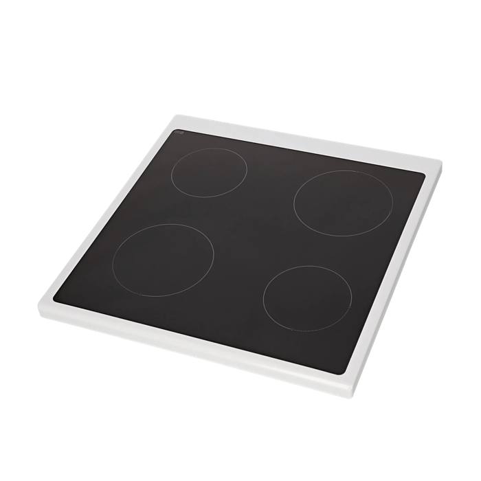 cooking top with frame,white,596x600mm