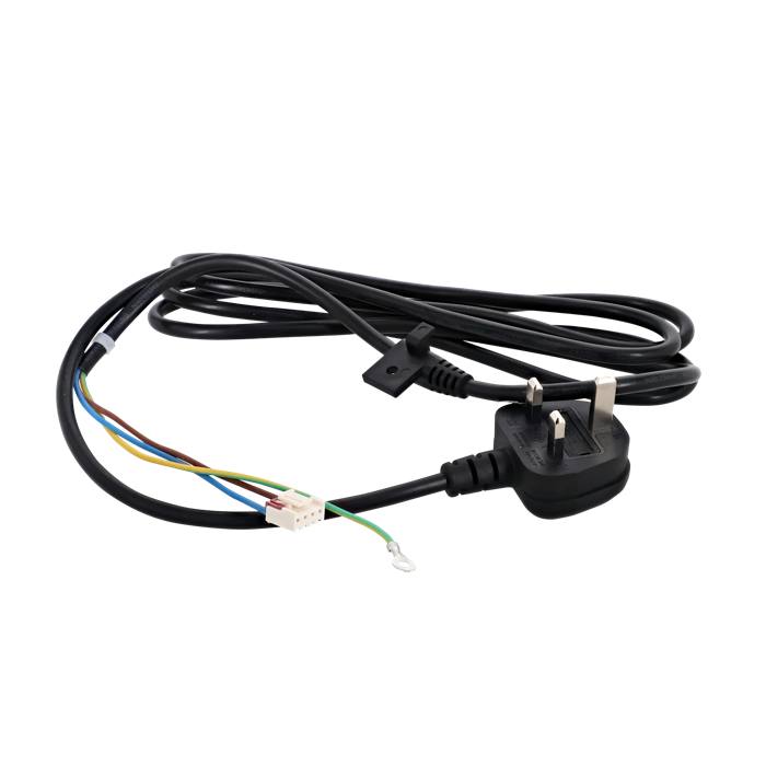 power cable, 2m, 13A 250V, UK