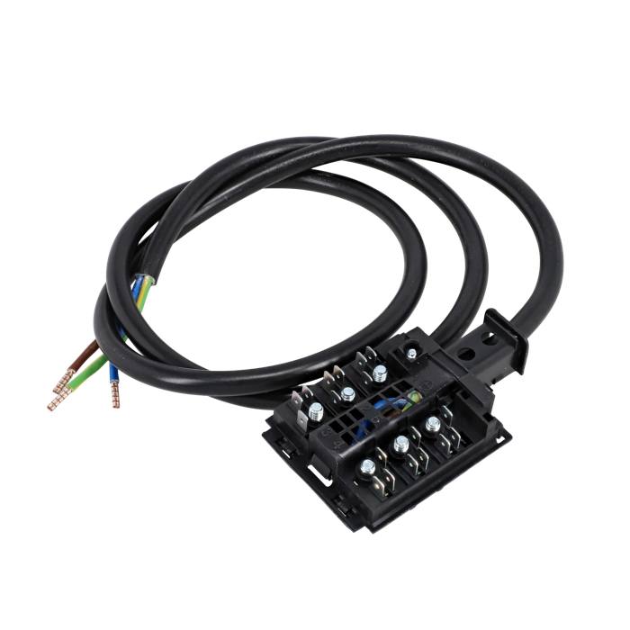 kopplingsbox, med, kabel