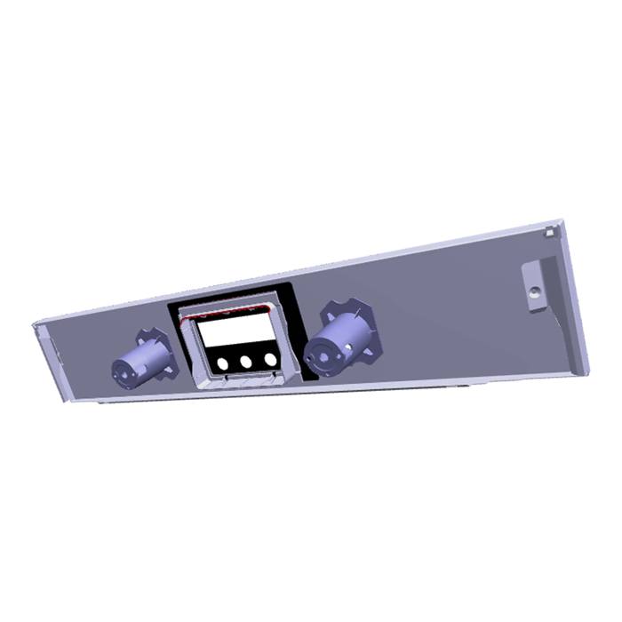 control panel,inox,60cm, Hexagon, 2K