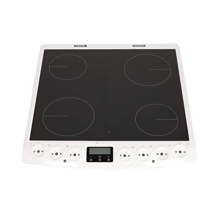 cooking top with frame,white,60cm