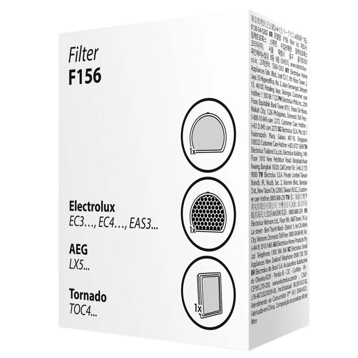 filter, sæt, F156, EaseC4