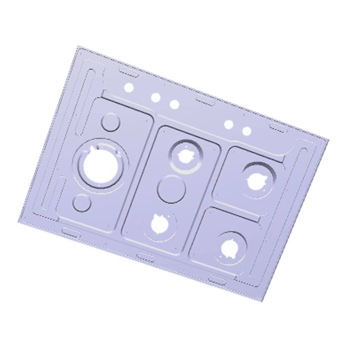 ARBEITSPLATTE,INOX,745X515MM