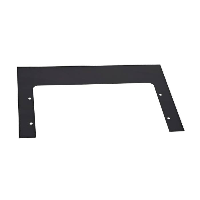 glass panel, lower, black, 598x375 ITB_703