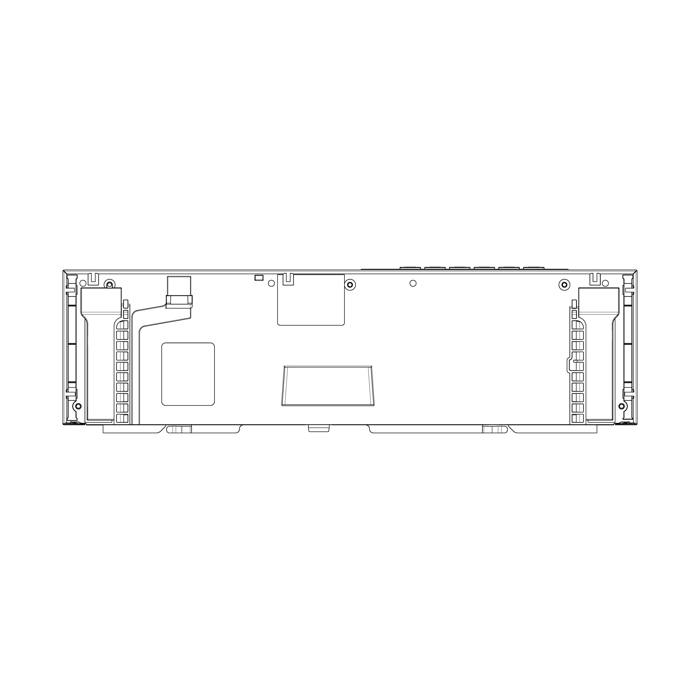 control panel,inox,AEG,[442mm;EDW1503]