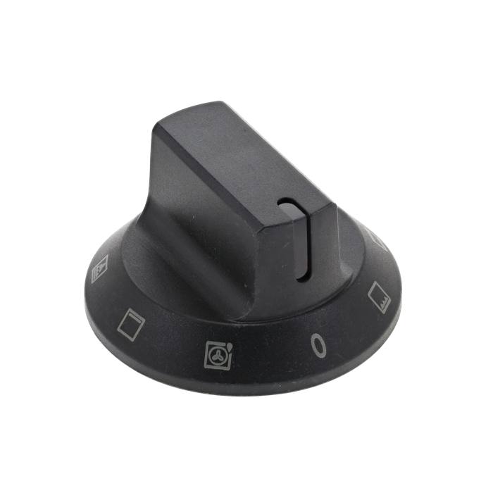 knob, function, black, 8+0