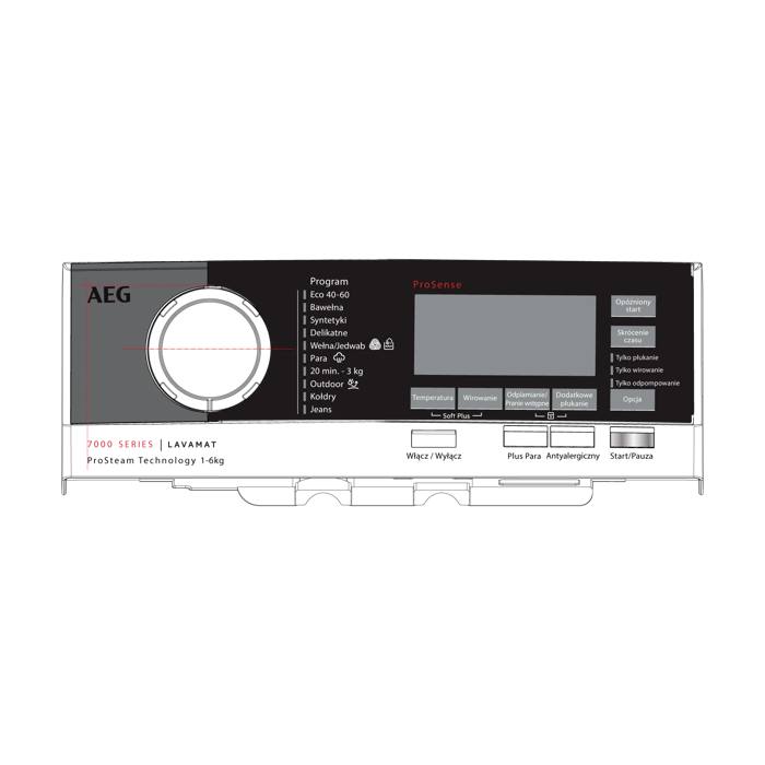 panel holder, white, AEG
