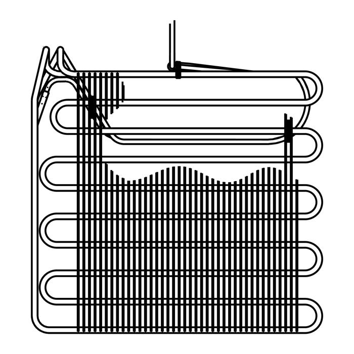 verdamper, diepvriezer