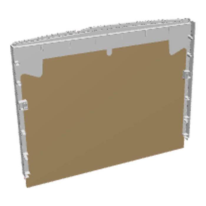 work top,assembly,inox,596.5x417mm