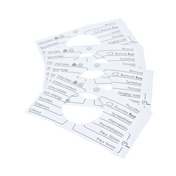 programme plate,knob,adhesive,DA,FI,NO,SV