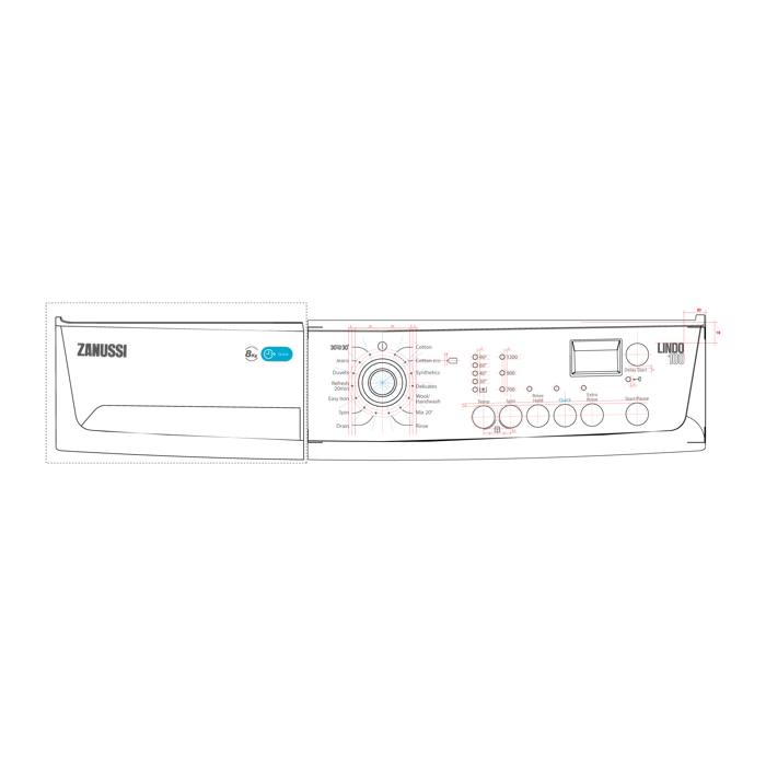control panel,Handle,Zanussi,ZWF81243W,EN