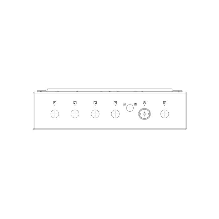 control panel, white, 50cm,6K