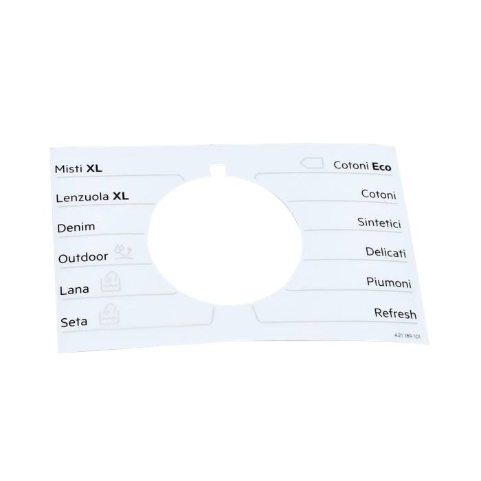 programme plate,knob,adhesive,DE