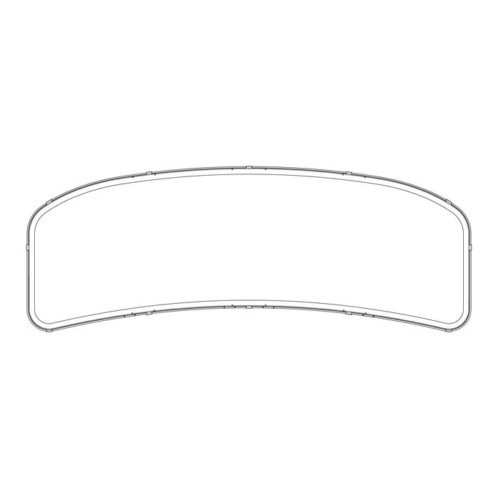 Frame, insert, control panel
