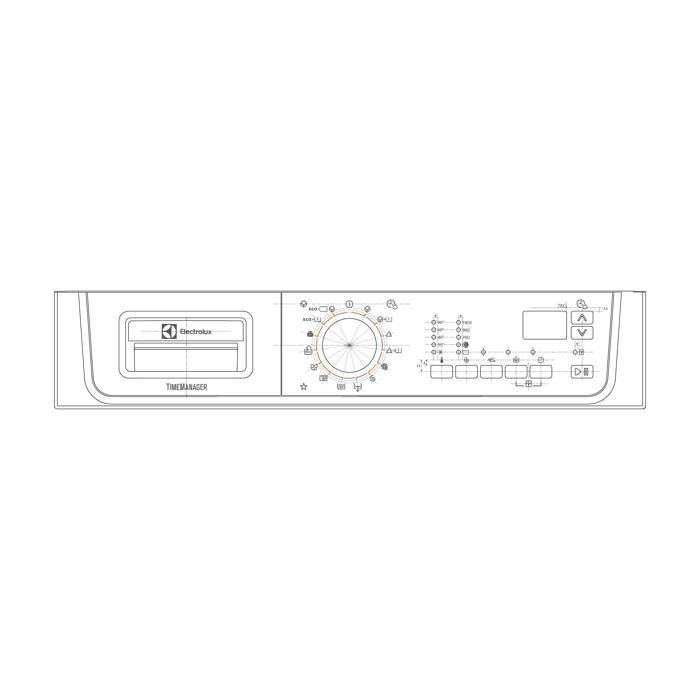 panel obslugi,uchwyt,Electrolux,EWG147410W,Symbols