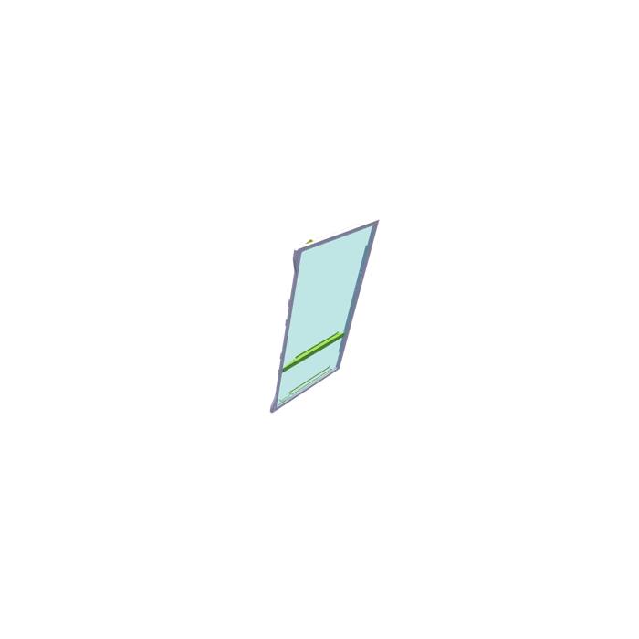 glass panel assembly,Frame,neutral,646.1x362.9mm