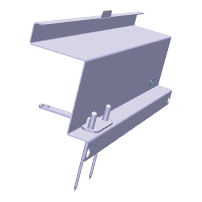 spacer, right, magnet, white182,4x63x40,6