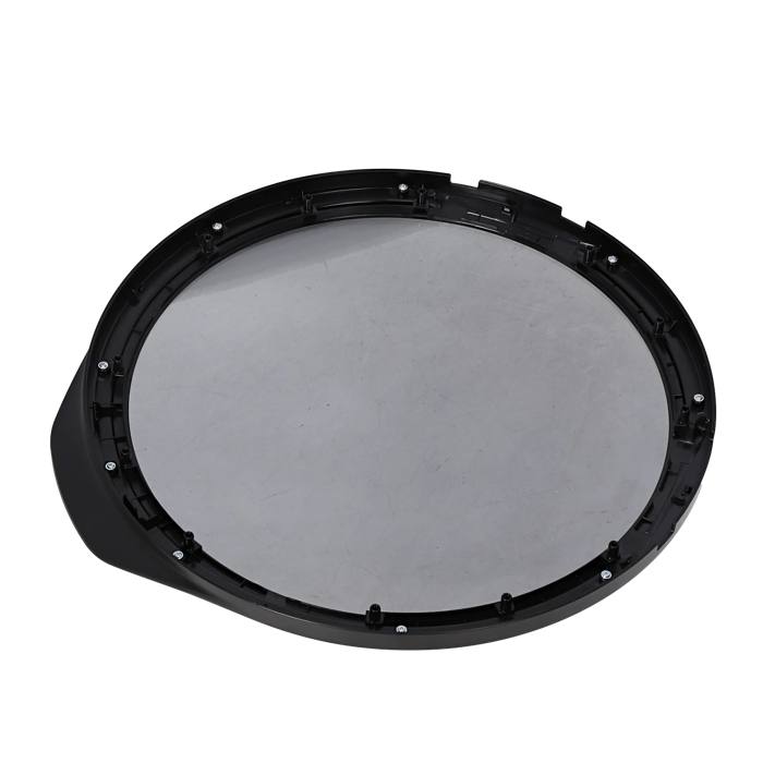 door frame, front, black, Ø490mm