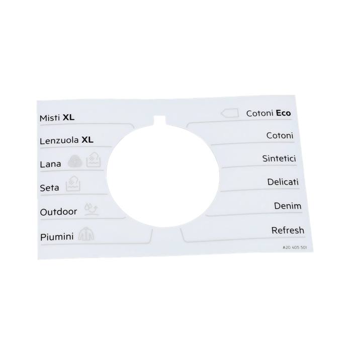 programme plate,knob,adhesive,IT