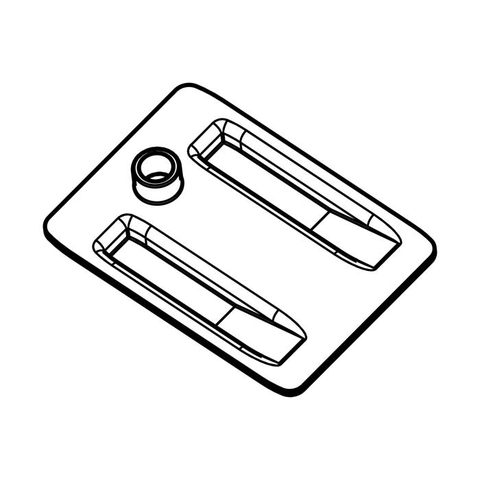 ADAPTER,TÜRGRIFF,SCHWARZ