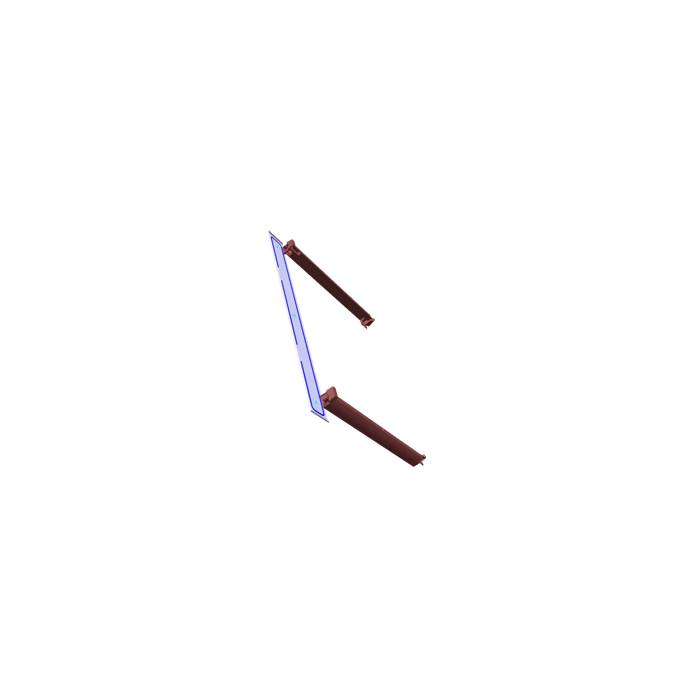 Luukun lasiosa - 594x470mm