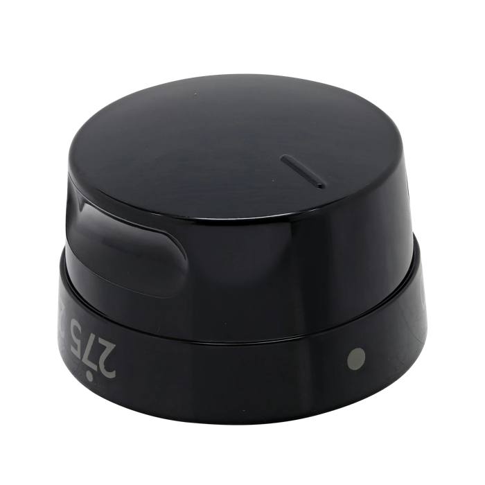 knob, thermostat, black, 0-275