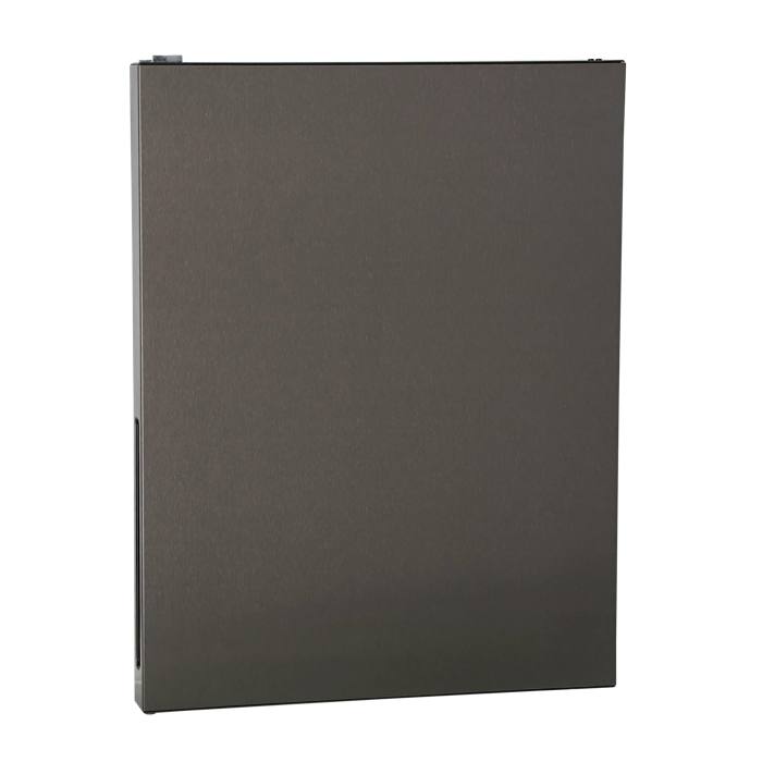 freezer door, assembly, black, 748x595mm