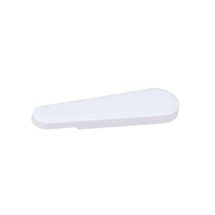 hinge cover, upper, white