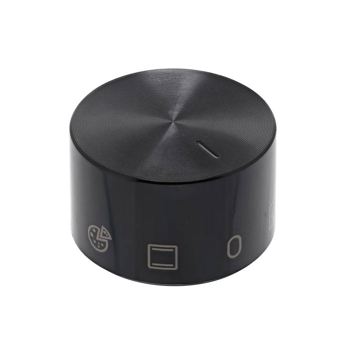 knob, function, black, 8+0