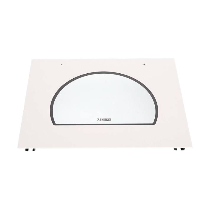 front glass, white, Zanussi, 594x466mm