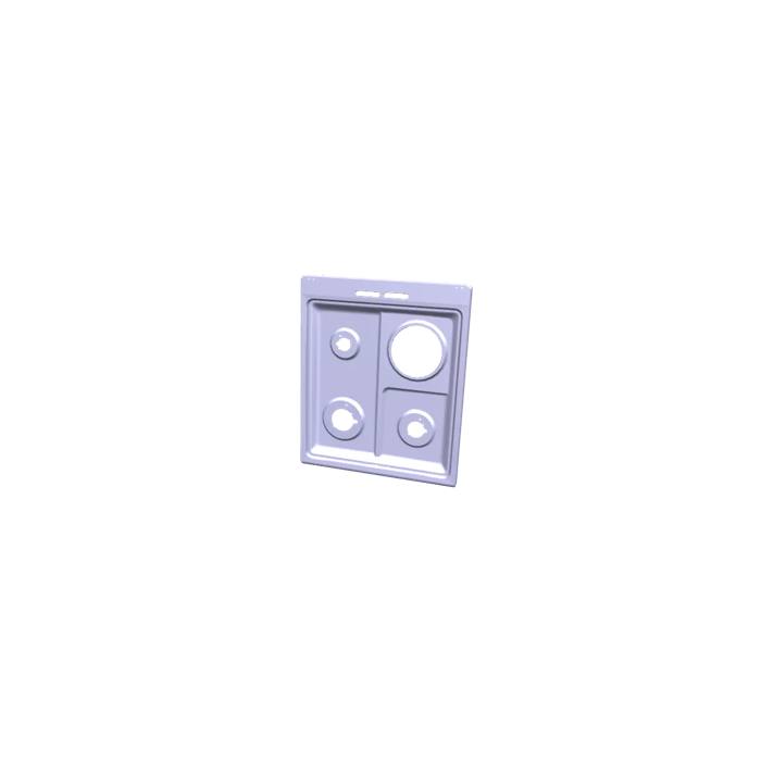 work top, inox, 494x590mm