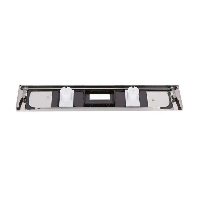 BEDIENBLENDE,INOX,60CM, SET, 2