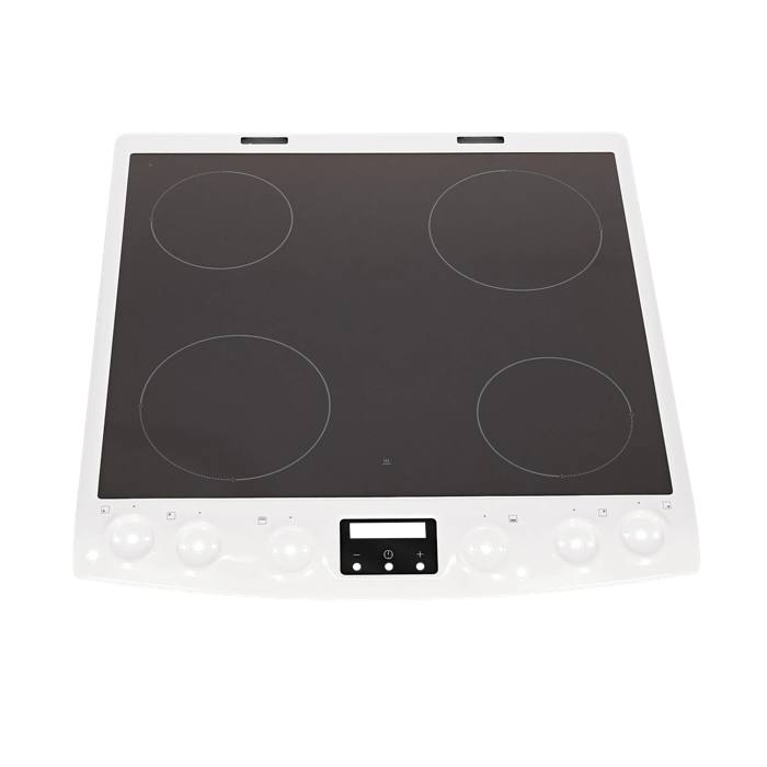 cooking top with frame,white,596x634mm