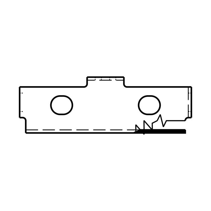 fixing bracket,front panel,cabinet,B.I.