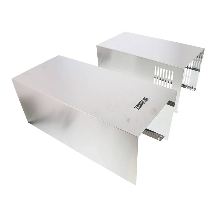 chimney,complete,Zanussi,satin steel H350mm
