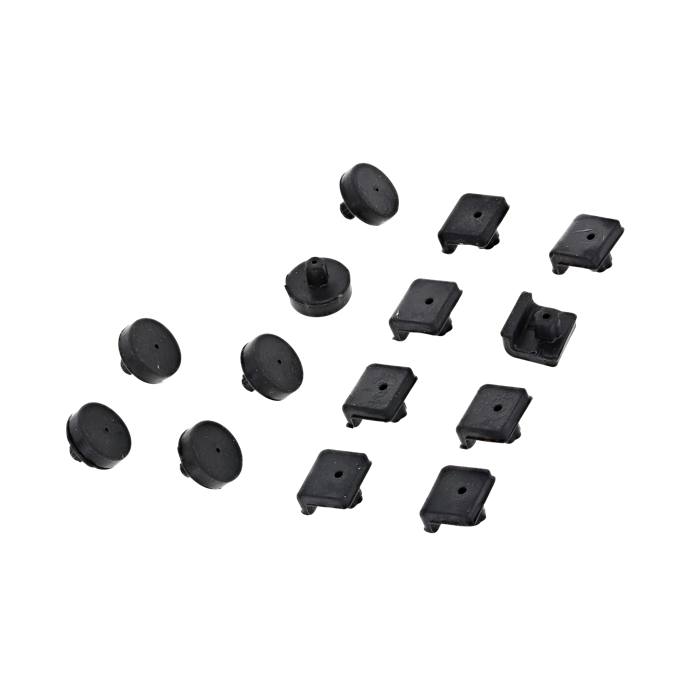 ensemble, butée, grille, 14pcs.