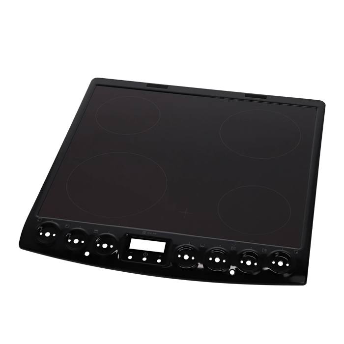 cooking top with frame, black, 60cm