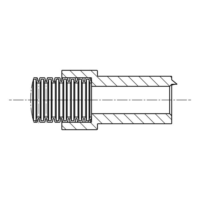 tubo flexible, air break, cuba, 375mm