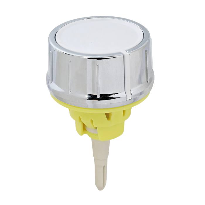knob, adjustable, white, chrome