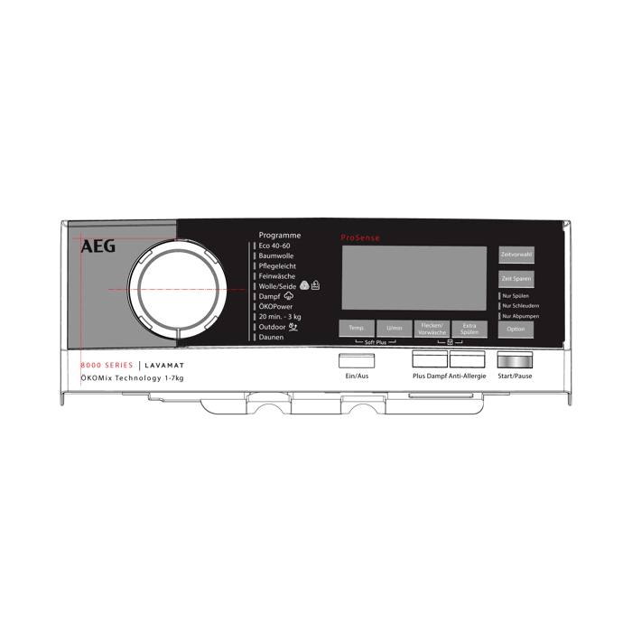 panel holder, white, AEG